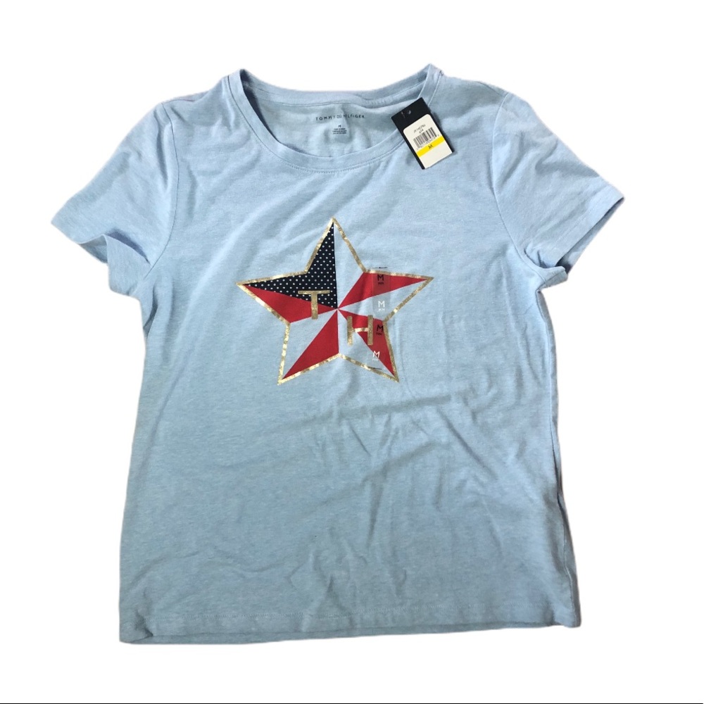 TOMMY HILFIGER LIGHT BLUE TEE